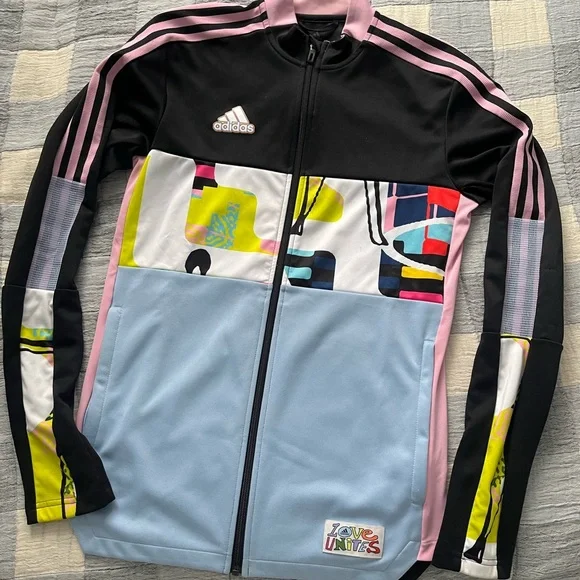 Adidas Special Edition Love Unites Track Jacket - Picture 1 of 2